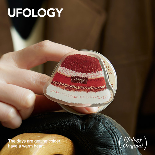 Ufology原创手机磁吸支架支持magsafe桌面便携苹果秋冬创意懒人