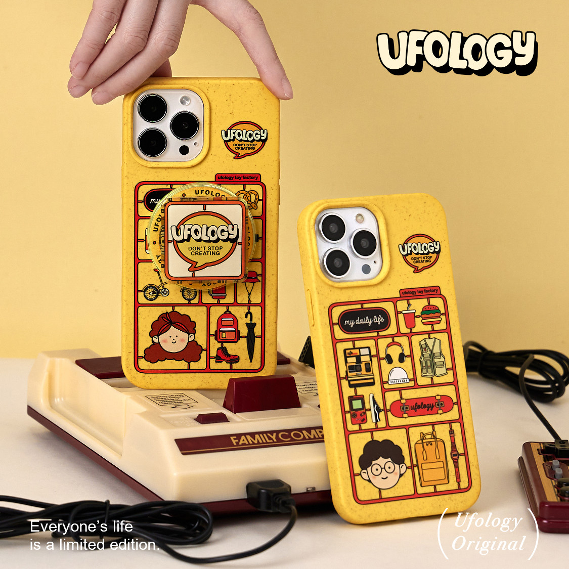 Ufology原创情侣适用iPhone15promax手机壳磁吸14pro新款13创意12降解11麦秸秆男女款全包软壳卡包支架个性,3C数码配件,手机保护套/壳,淘宝优惠券,粉丝福利购,淘宝优惠卷