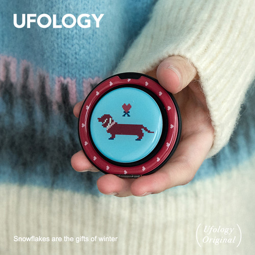 Ufology原创手机磁吸支架支持magsafe新款360度支点壳支架小狗