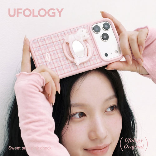 Ufology原创磁吸液态硅胶18promax适用iPhone17promax手机壳16pro苹果15pro全包新款软壳支架高级女格纹