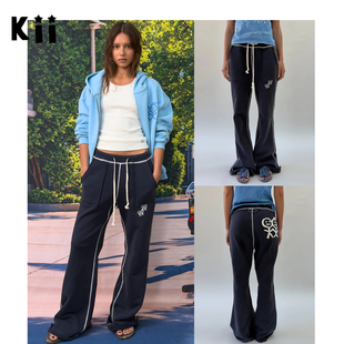 Kii买手店现货Urban Sophistication刺绣微喇抽绳卫裤 PN01运动裤
