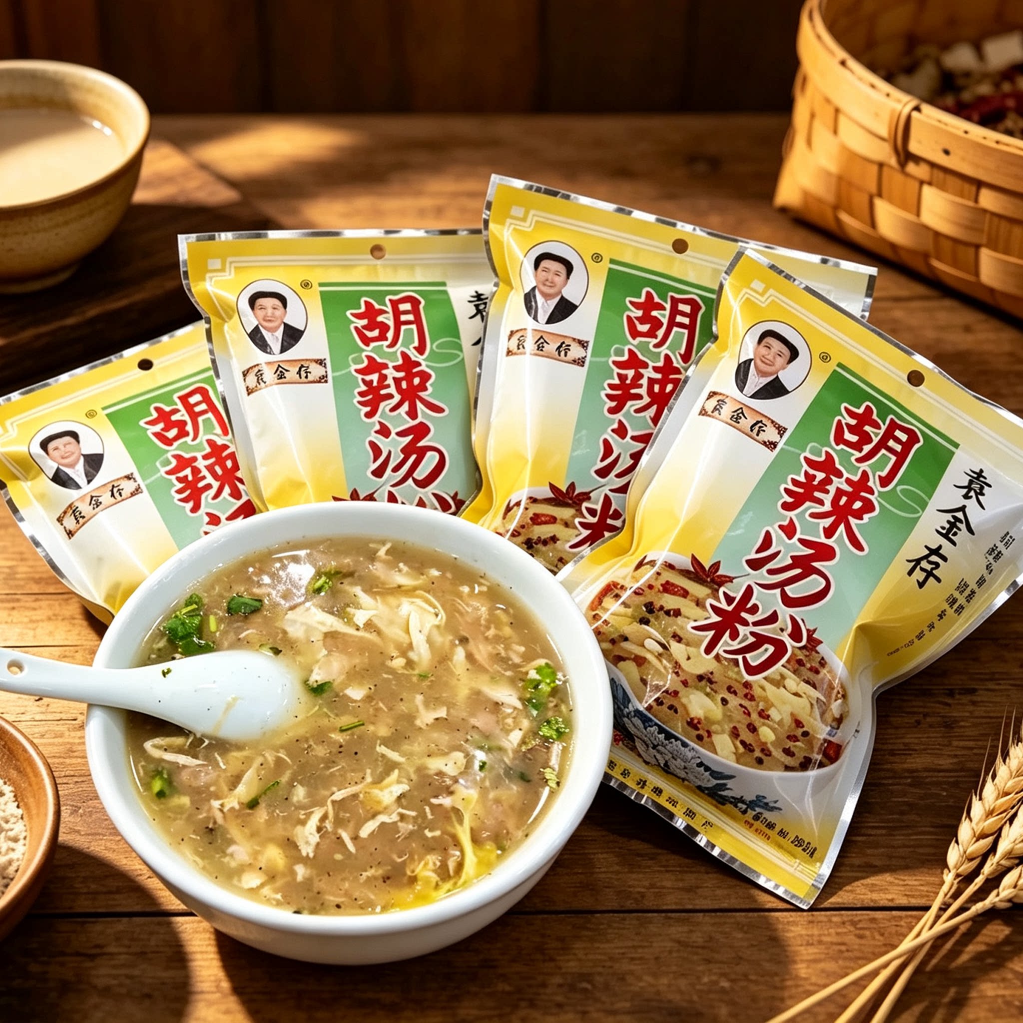 袁金存胡辣汤粉 徐州特产辣汤 速食胡辣汤料 早餐家用羹汤粉料