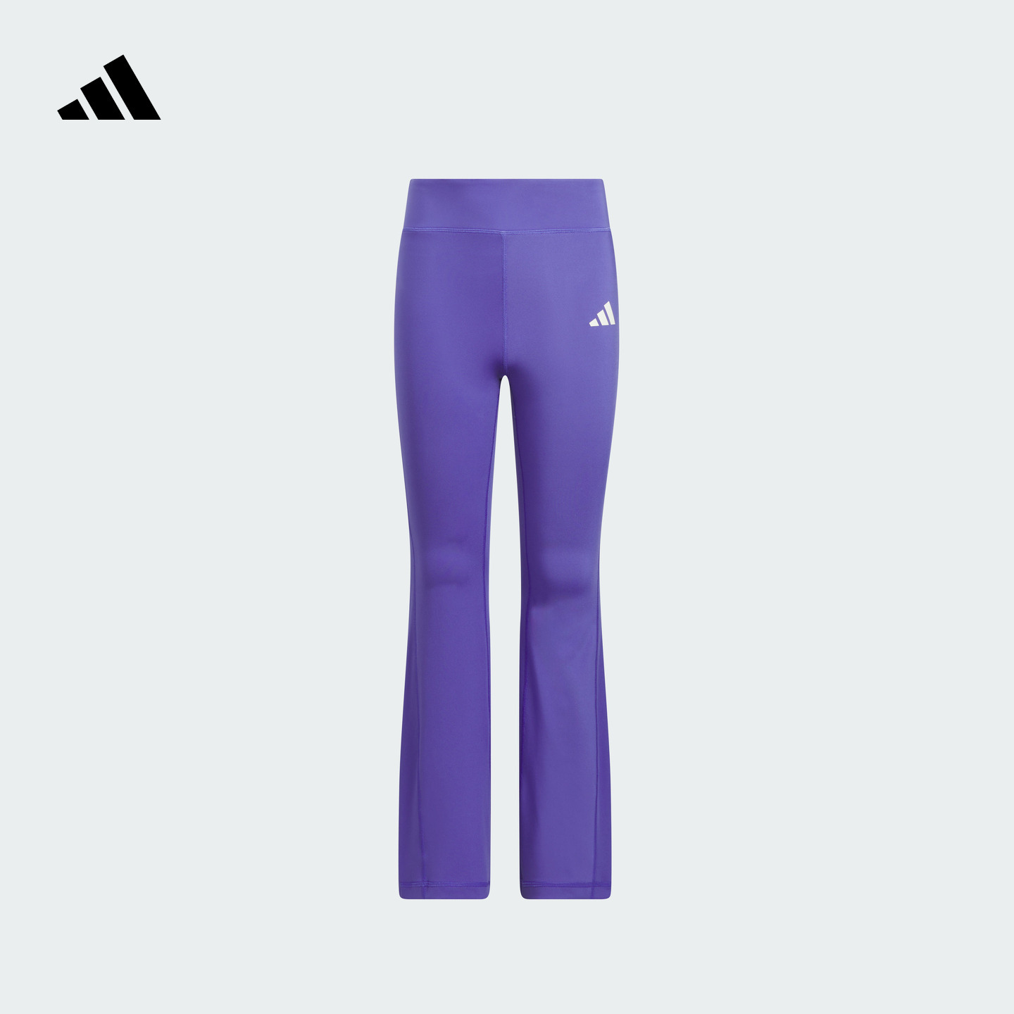 女大童速干紧身休闲运动裤秋季新款adidas阿迪达斯轻运动KF4959