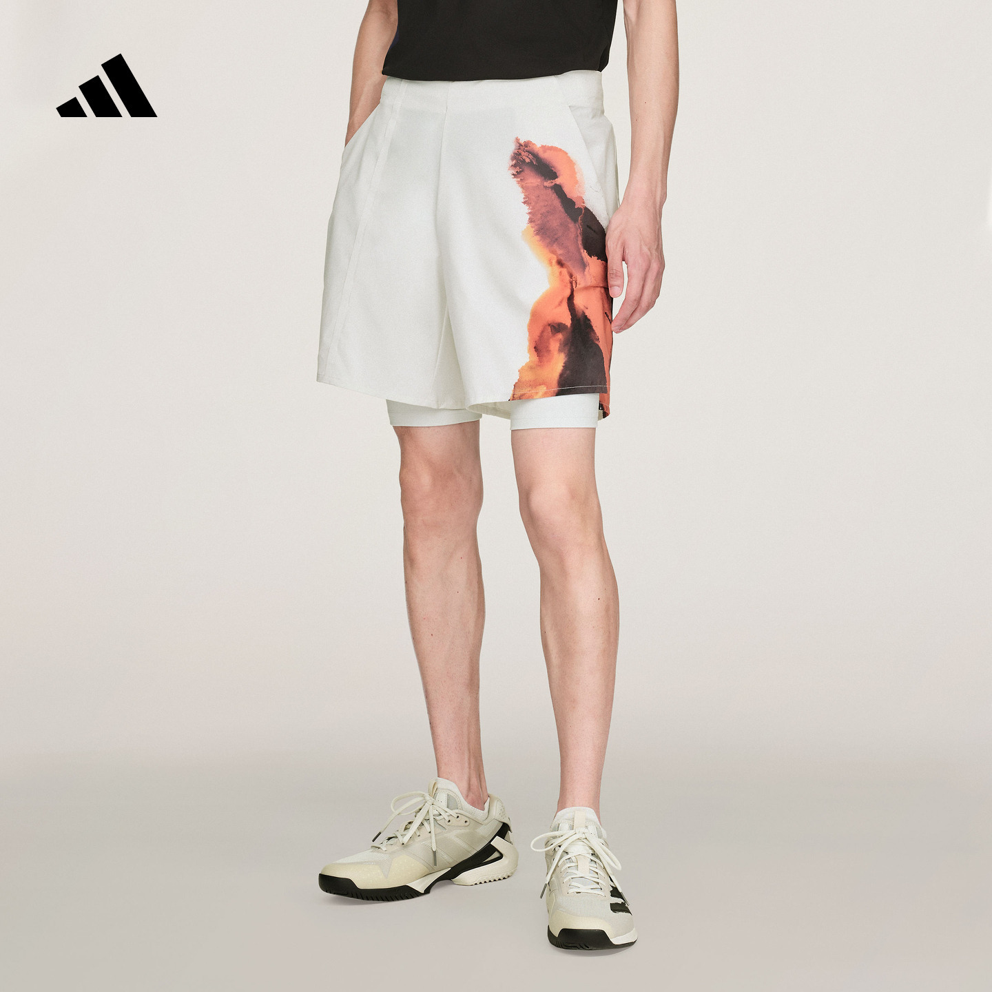 阿迪达斯系列Y-3合作款速干短裤