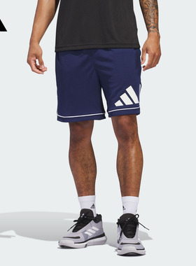 舒适宽松篮球运动短裤男装夏季adidas阿迪达斯官方JN4728