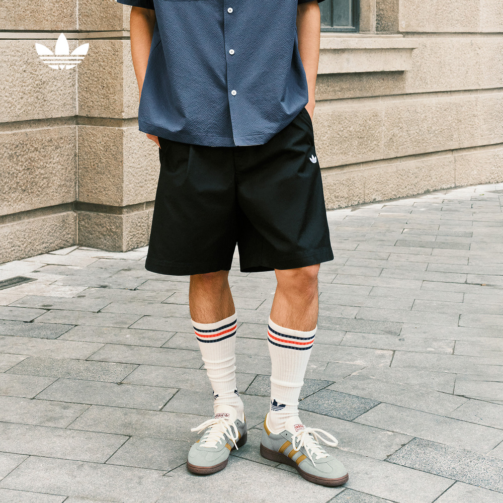 梭织运动短裤男装夏季新款adidas阿迪达斯官方三叶草KG6694