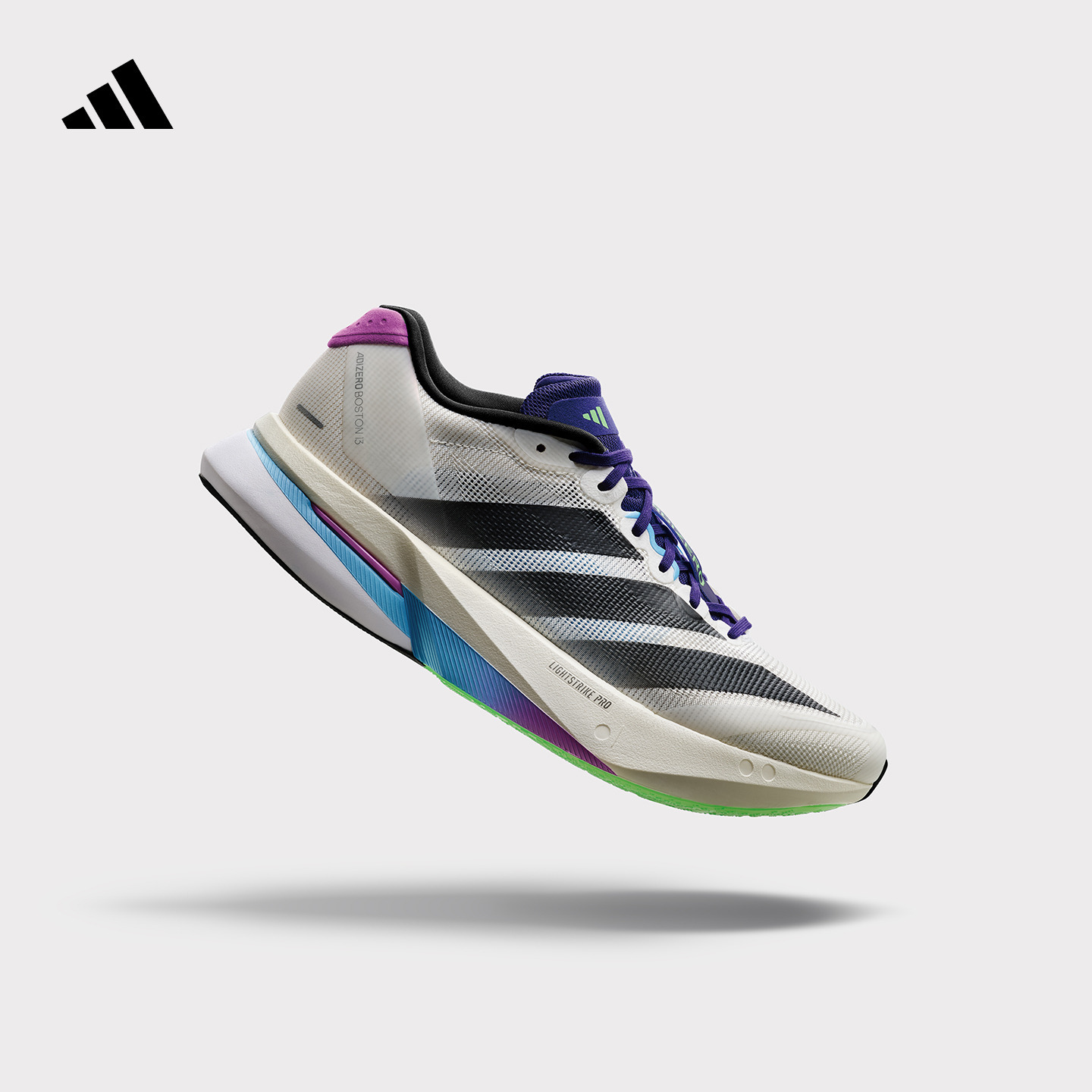 ADIZERO BOSTON 13超轻缓震玻纤柱专业竞训跑鞋adidas阿迪达斯