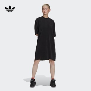 经典 宽松舒适运动连衣裙女装 adidas阿迪达斯官方三叶草HT4945