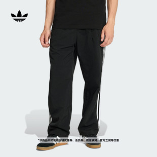 新款 男装 adidas阿迪达斯三叶草 百搭休闲舒适三条纹宽松运动裤 时尚