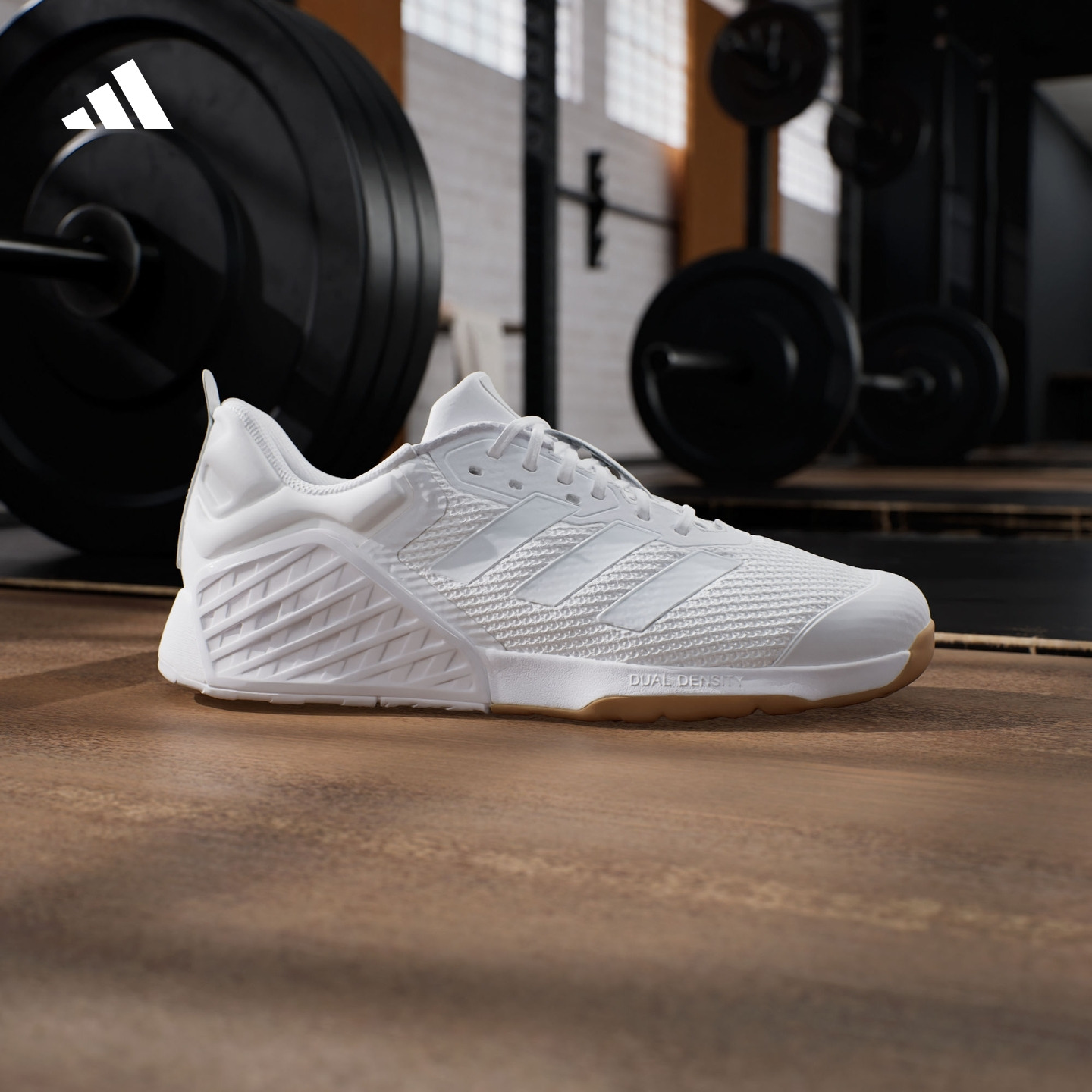 阿迪达斯男女稳定耐磨力量训练鞋