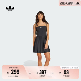 夏季 吊带连衣裙女装 adidas阿迪达斯官方三叶草JW0115 时尚 经典