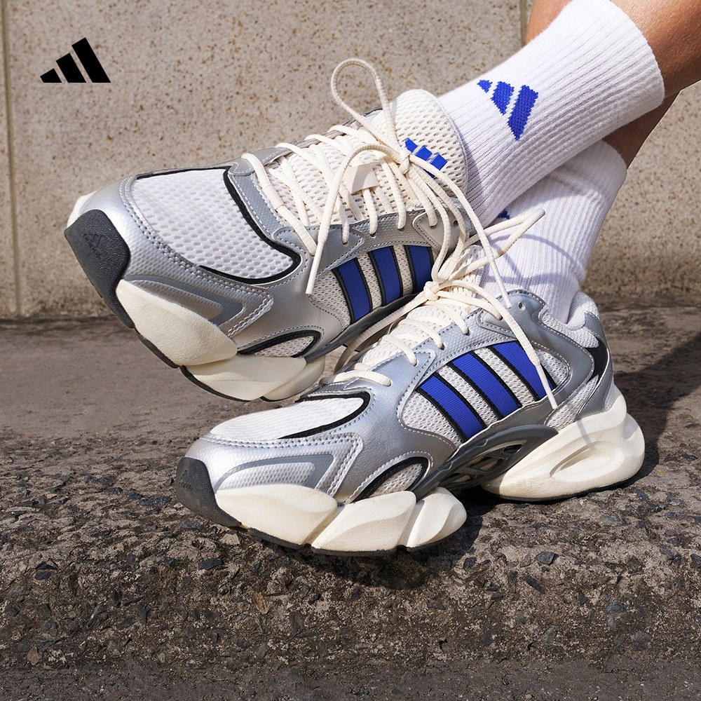 MEGASTRIDE���ų����������ϵ�Ь͸������adidas���ϴ�˹���˶� ��ɫ/����������/��� 42.5