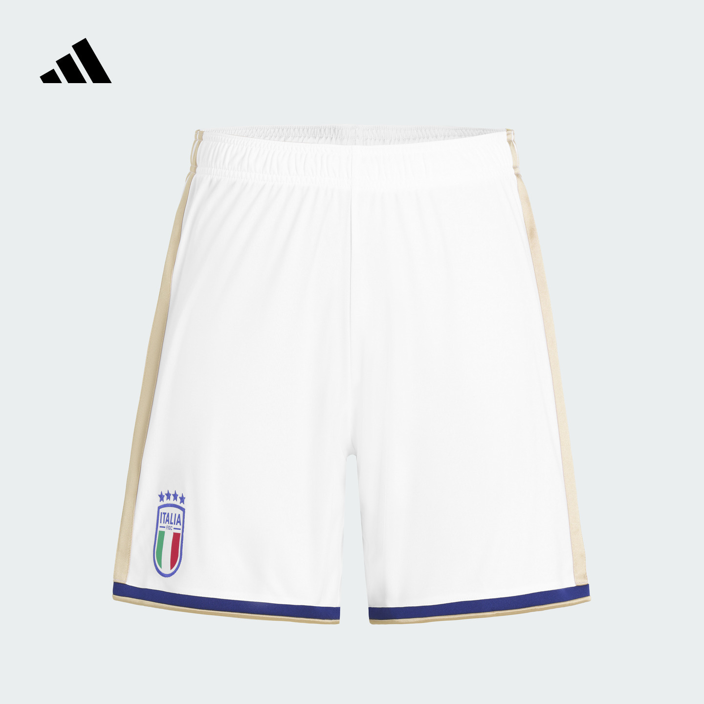 阿迪达斯意大利队主场球迷版短裤