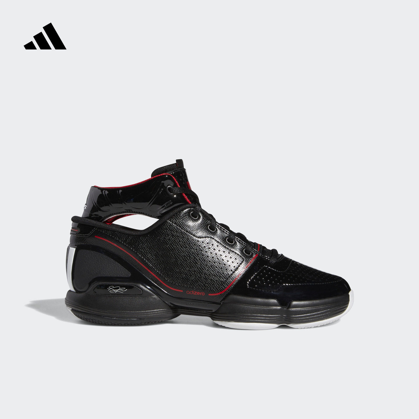 adiZero罗斯1代中帮场上篮球运动鞋男子adidas阿迪达斯官方FW7591