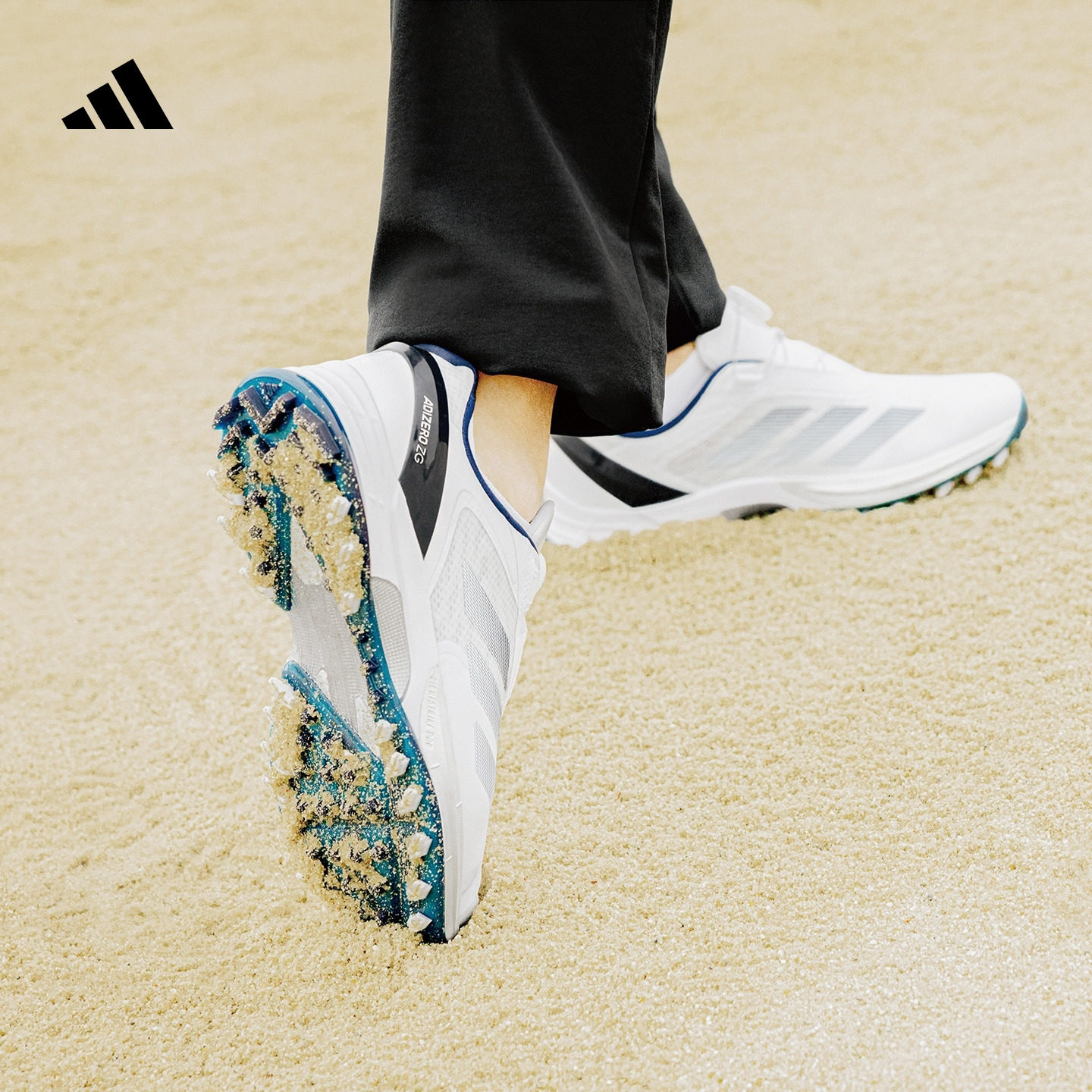 ADIZERO ZG LO BOA旋转按钮舒适无钉高尔夫球鞋男adidas阿迪达斯