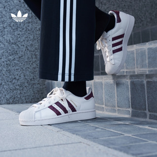 男女新款 SUPERSTAR 小白鞋 贝壳头板鞋 adidas阿迪达斯三叶草 II经典