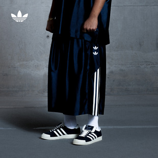 WILLY 男女adidas阿迪达斯三叶草 CHAVARRIA联名休闲百搭运动短裤