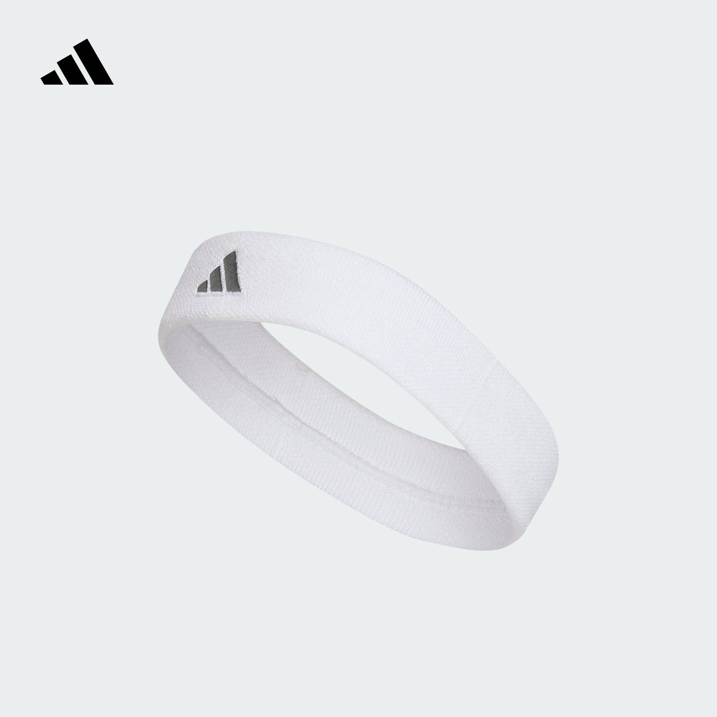 舒适简约纯色网球运动头带男女新款adidas阿迪达斯官方