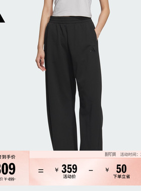 宽松运动裤辣妹香蕉裤女春季adidas阿迪达斯官方轻运动JZ1582