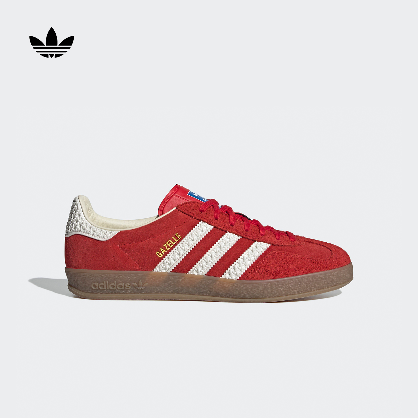 T头鞋 GAZELLE INDOOR复古板鞋德训鞋男女adidas阿迪达斯三叶草