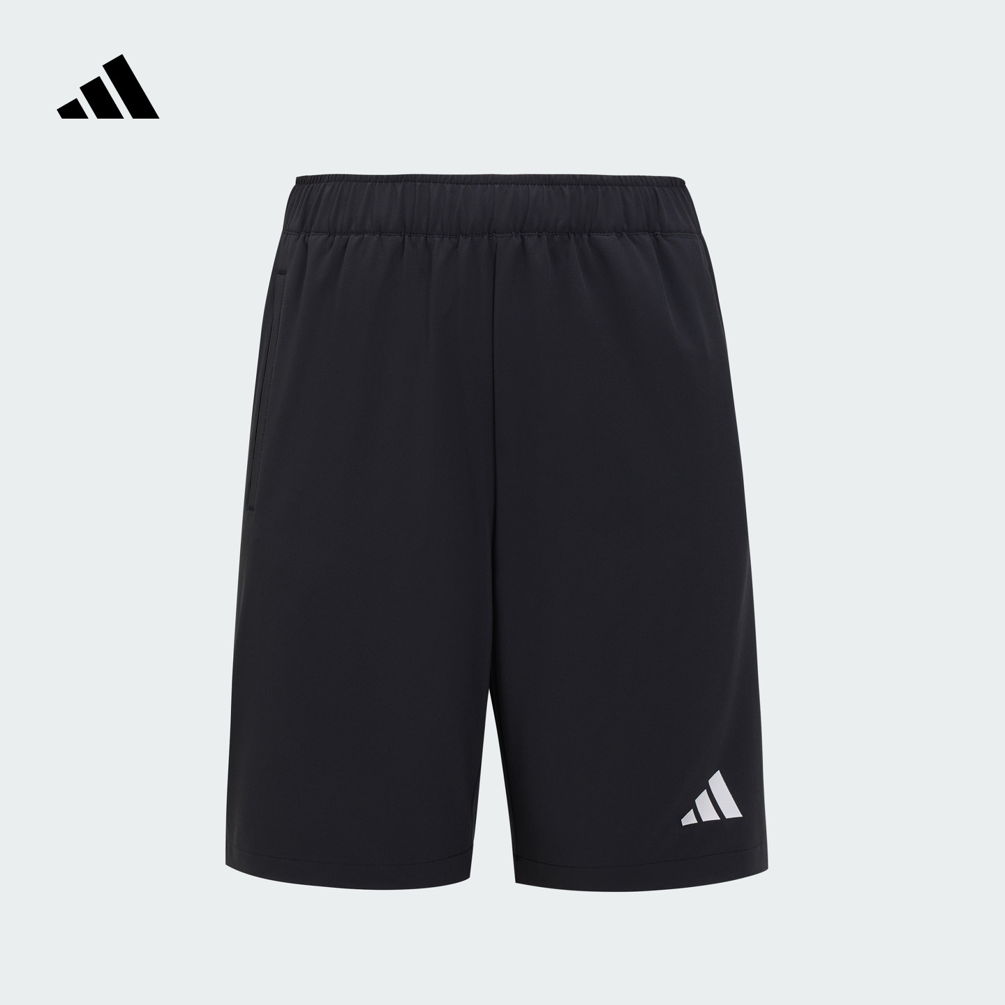 阿迪达斯男大童速干运动短裤