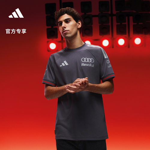 阿迪达斯男子奥迪F1车队短袖T恤
