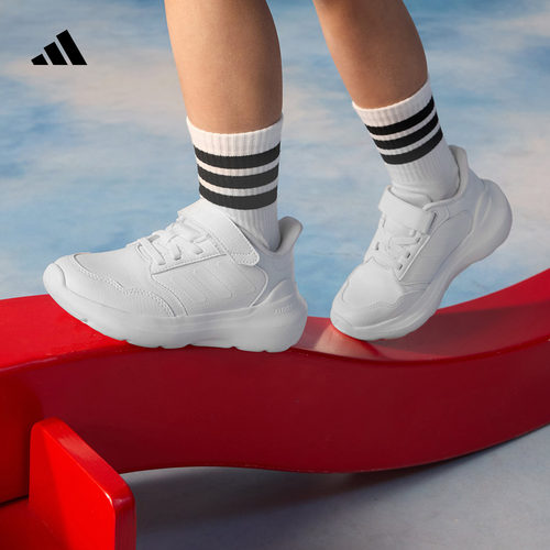 阿迪达斯男女小童魔术贴运动鞋