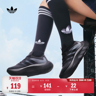 两双装时尚舒适中筒袜子女子adidas阿迪达斯官方三叶草