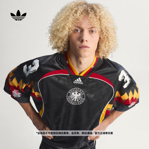 阿迪达斯三叶草男子短袖球衣