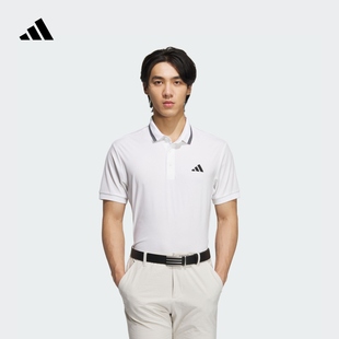 新款 舒适高尔夫运动短袖 夏季 POLO衫 adidas阿迪达斯官方JF6272 男装