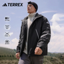 防水透湿户外鹅绒三合一冲锋衣男女 80绒子adidas阿迪达斯TERREX