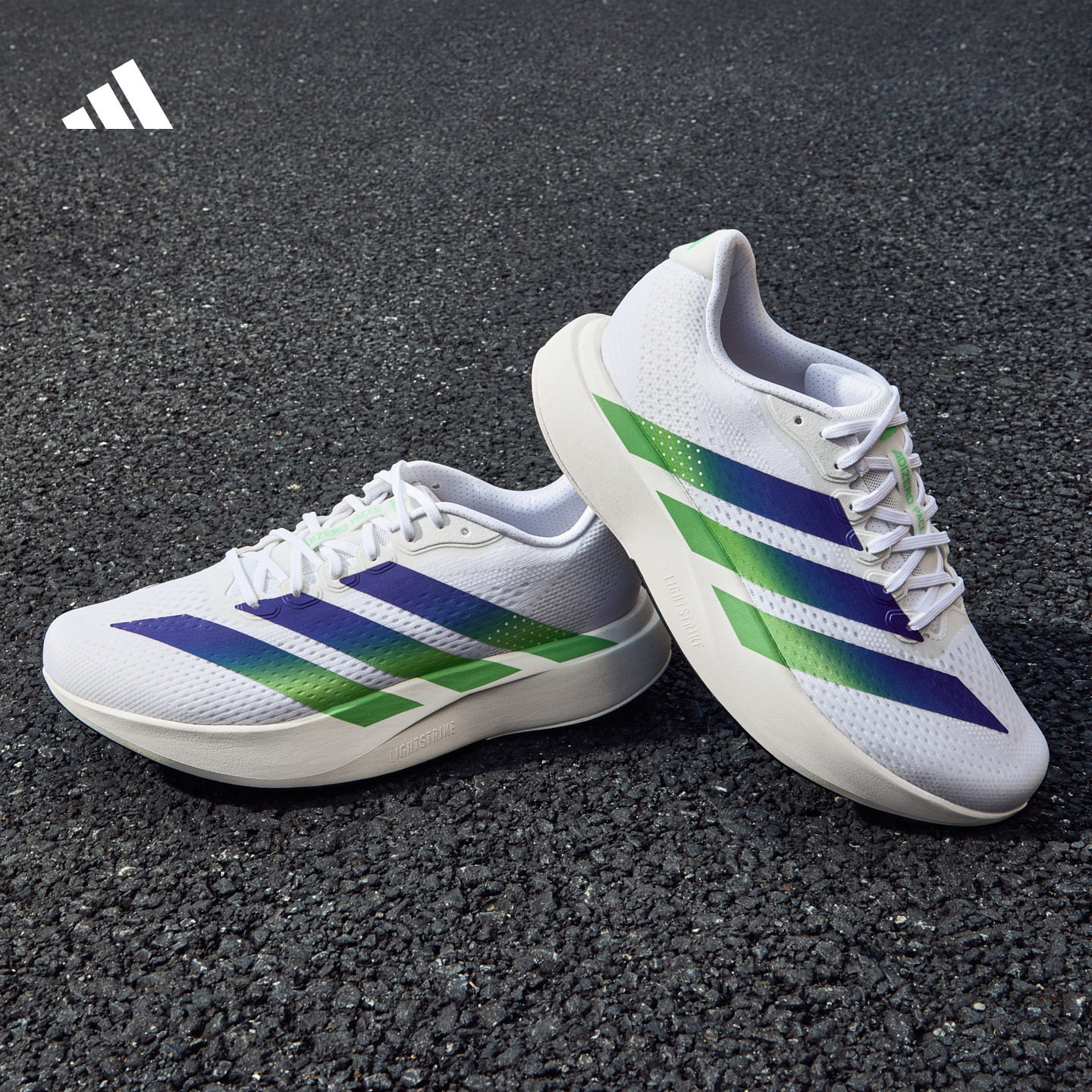 ADIZERO PACER超轻稳定透湿排汗缓震跑步鞋男女adidas阿迪达斯