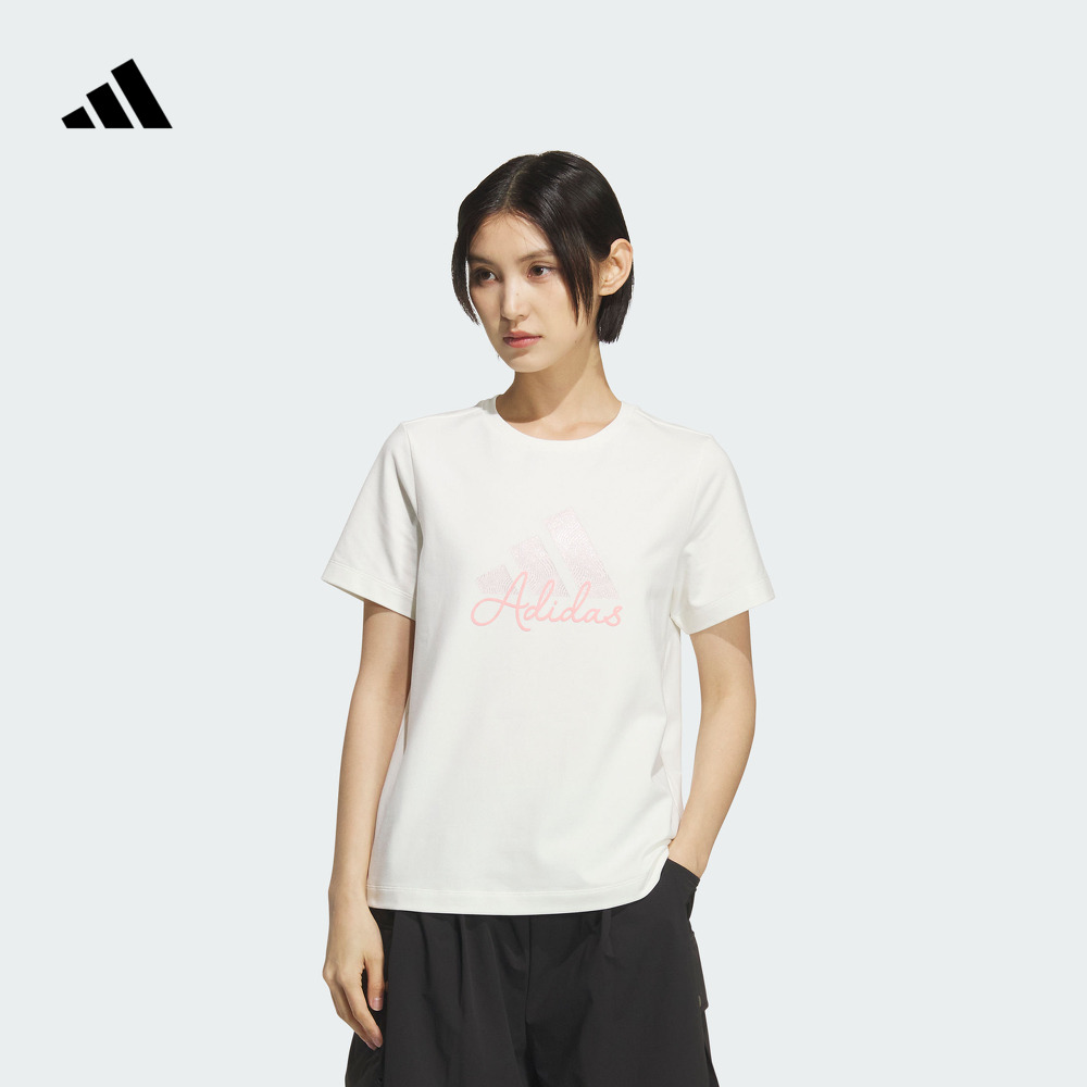 阿迪达斯女子短袖T恤adidas