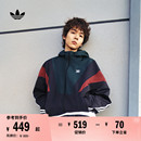 新款 adidas阿迪達斯官方三葉草KC3125 寬松運動夾克外套男春季 經典