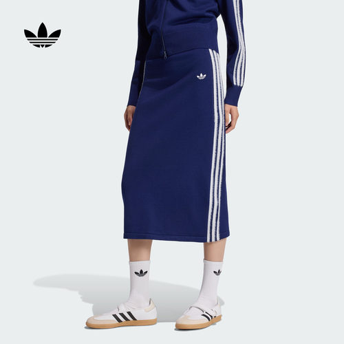 阿迪达斯三叶草女子半身裙
