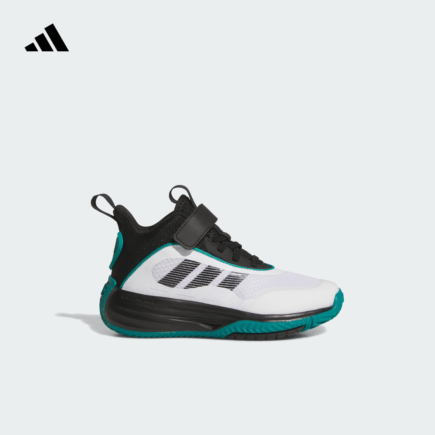 儿童OWNTHEGAME 3.0中高帮魔术贴团队款实战篮球鞋adidas阿迪达斯