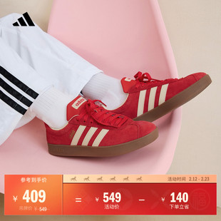 德训鞋 COURT复古休闲板鞋 男女adidas阿迪达斯轻运动 」VL 「T头鞋