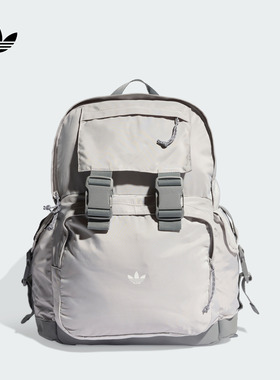 时尚简约实用日常通勤运动双肩背包男女新款adidas阿迪达斯三叶草