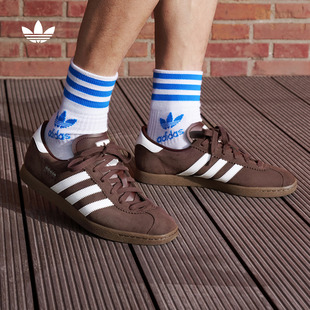 薄底运动板鞋 时尚 男女adidas阿迪达斯三叶草 」STADT经典 「T头鞋