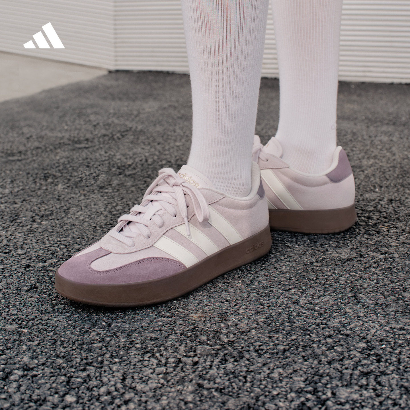 「T头鞋」BARREDA休闲板鞋德训鞋男女新款adidas阿迪达斯轻运动