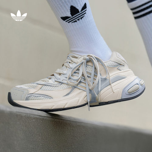 阿迪达斯三叶草厚底增高老爹鞋