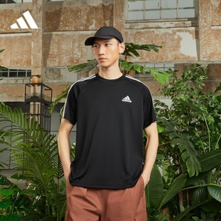 休闲圆领短袖 夏季 新款 adidas阿迪达斯官方轻运动H28925 T恤男装