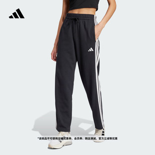 基础百搭三条纹休闲运动裤 adidas阿迪达斯官方轻运动JW7182 女新款