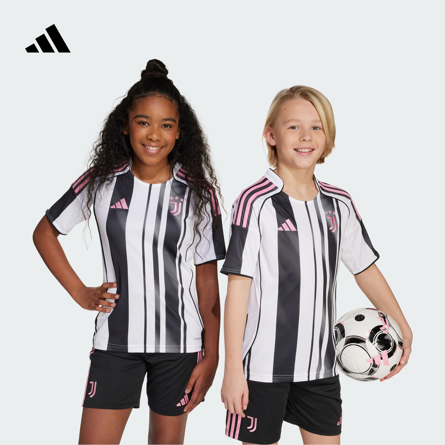 阿迪达斯大童尤文图斯速干球衣