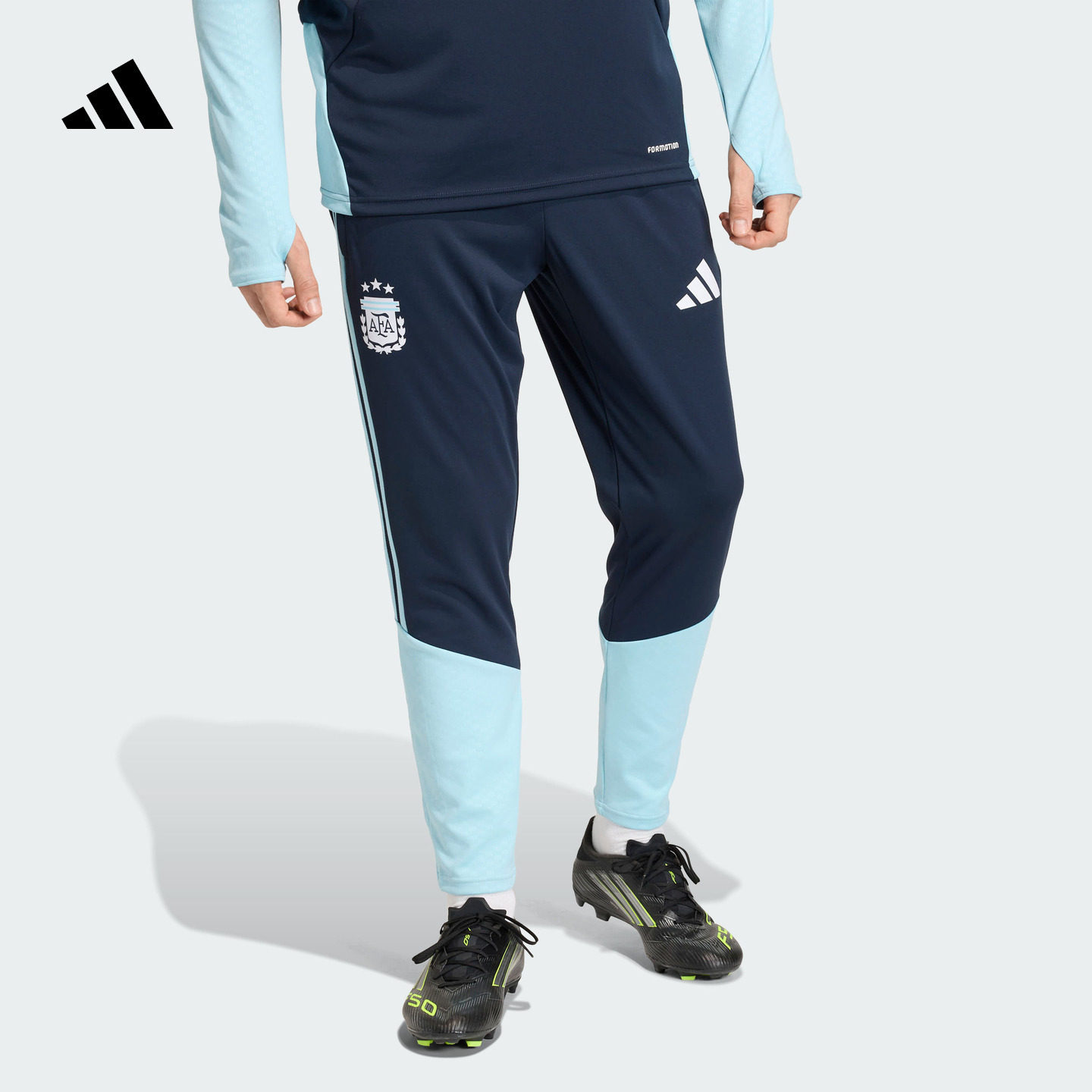 阿根廷队足球训练运动裤男装秋冬adidas阿迪达斯官方JY7032