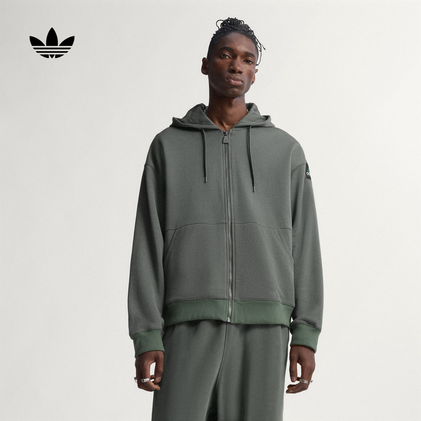 休闲宽松运动连帽夹克外套男装秋冬adidas阿迪达斯官方三叶草,运动服/休闲服装,运动茄克/外套,淘宝优惠券,粉丝福利购,淘宝优惠卷