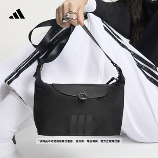 轻自重休闲时尚 出游实用三条纹斜挎包女子adidas阿迪达斯KT0847