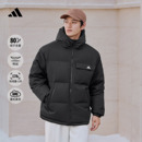 600蓬拒水保暖双面穿休闲鸭绒羽绒服男女adidas阿迪达斯轻运动