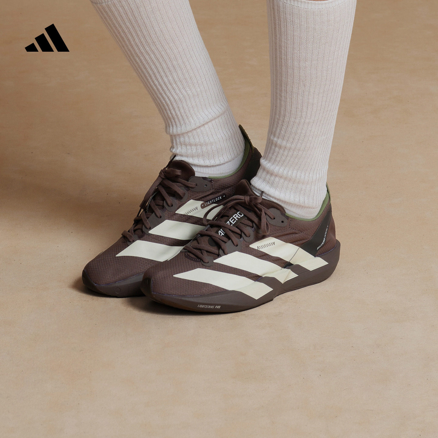 ADIZERO ADIOS 9 W全速争胜薄底专业竞速跑鞋女子adidas阿迪达斯