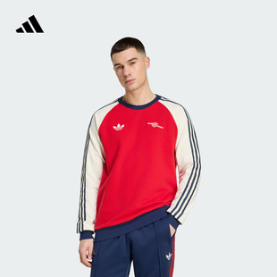 阿森纳足球休闲文化复古卫衣男装 adidas阿迪达斯官方KB1765 新款